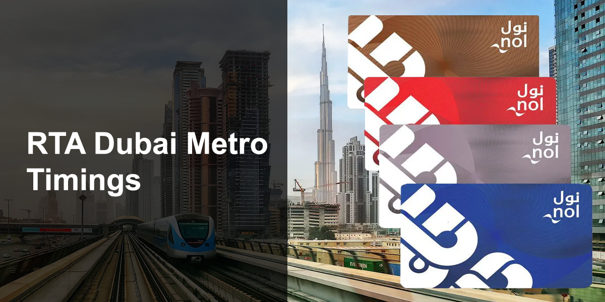 RTA Dubai Metro Timings