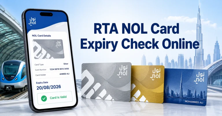 RTA NOL Card Expiry Check Online